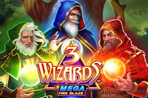 Playtech : Mega Fire Blaze: 3 Wizards - STAYSLOT168
